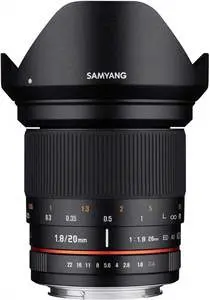 Samyang 16mm T/2.6 ED AS UMC VDSLR (Canon EF) Lens