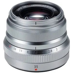 Fujifilm FUJINON XF 35mm F2 R WR Silver Lens