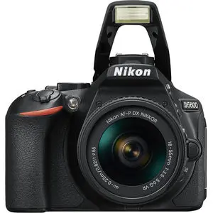 Nikon D5600 AF-P 18-55 VR Kit WiFi NFC FullHD 24.2MP Camera Black