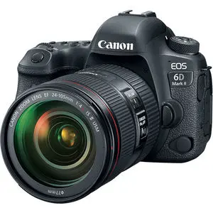 Canon EOS 6D Mark 2 +24-105 64GB 26.2MP Mk II Full Frame DSLR Camera