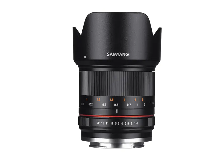 1. Samyang 21mm f/1.4 ED AS UMC CS (Canon M) Lens