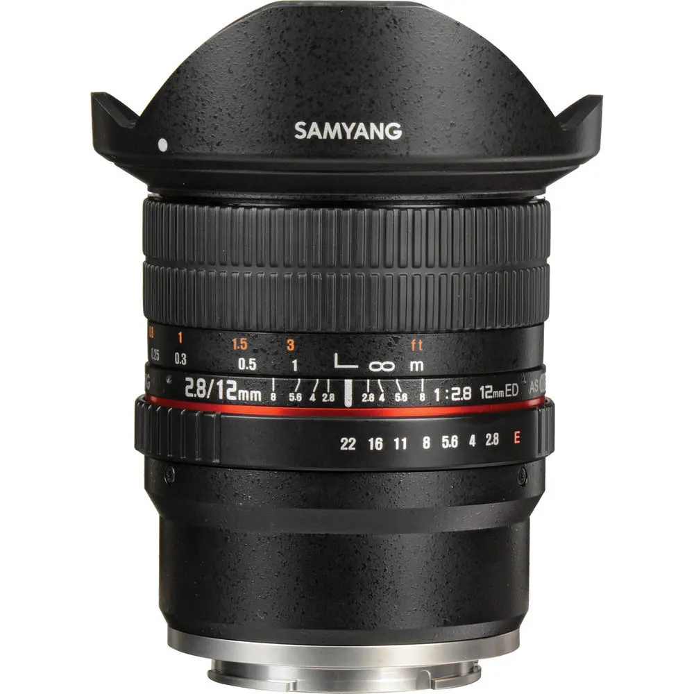 1. Samyang 12mm f/2.8 ED AS NCS Fish-eye (Sony E) Lens