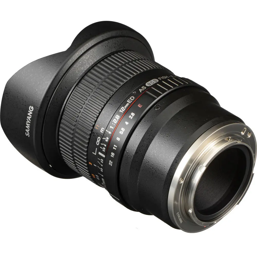 2. Samyang 12mm f/2.8 ED AS NCS Fish-eye (Sony E) Lens