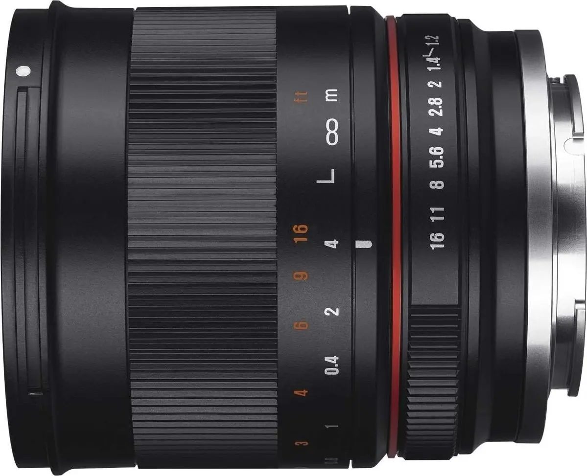 1. Samyang 50mm f/1.2 AS UMC CS (Canon M) Lens