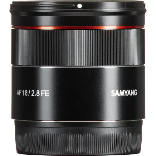 2. Samyang AF 18mm F2.8 FE (Sony E) Lens