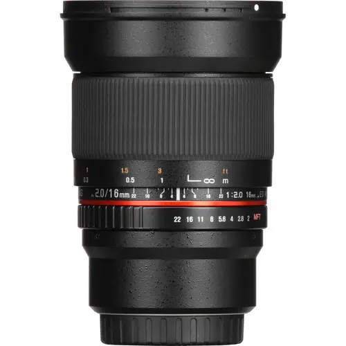 5. Samyang 16mm f/2.0 ED AS UMC CS (M4/3) Lens