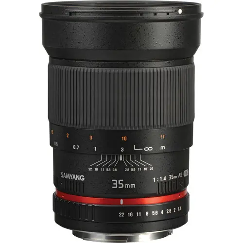 1. Samyang 35mm f/1.4 AS UMC (Canon) Lens