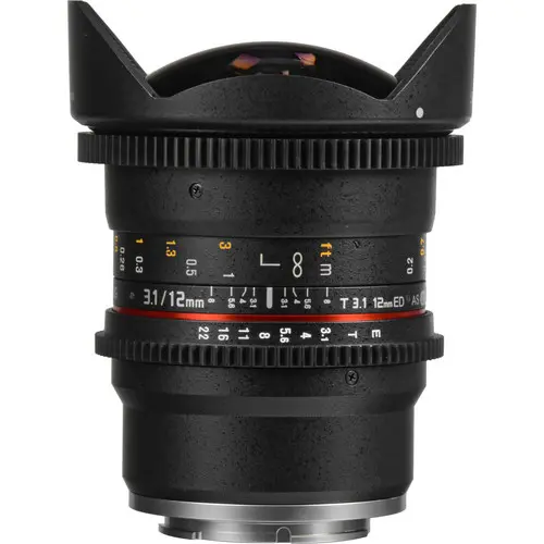 Main Image Samyang 12mm T3.1 VDSLR ED AS NCS Fisheye (Sony E) Lens