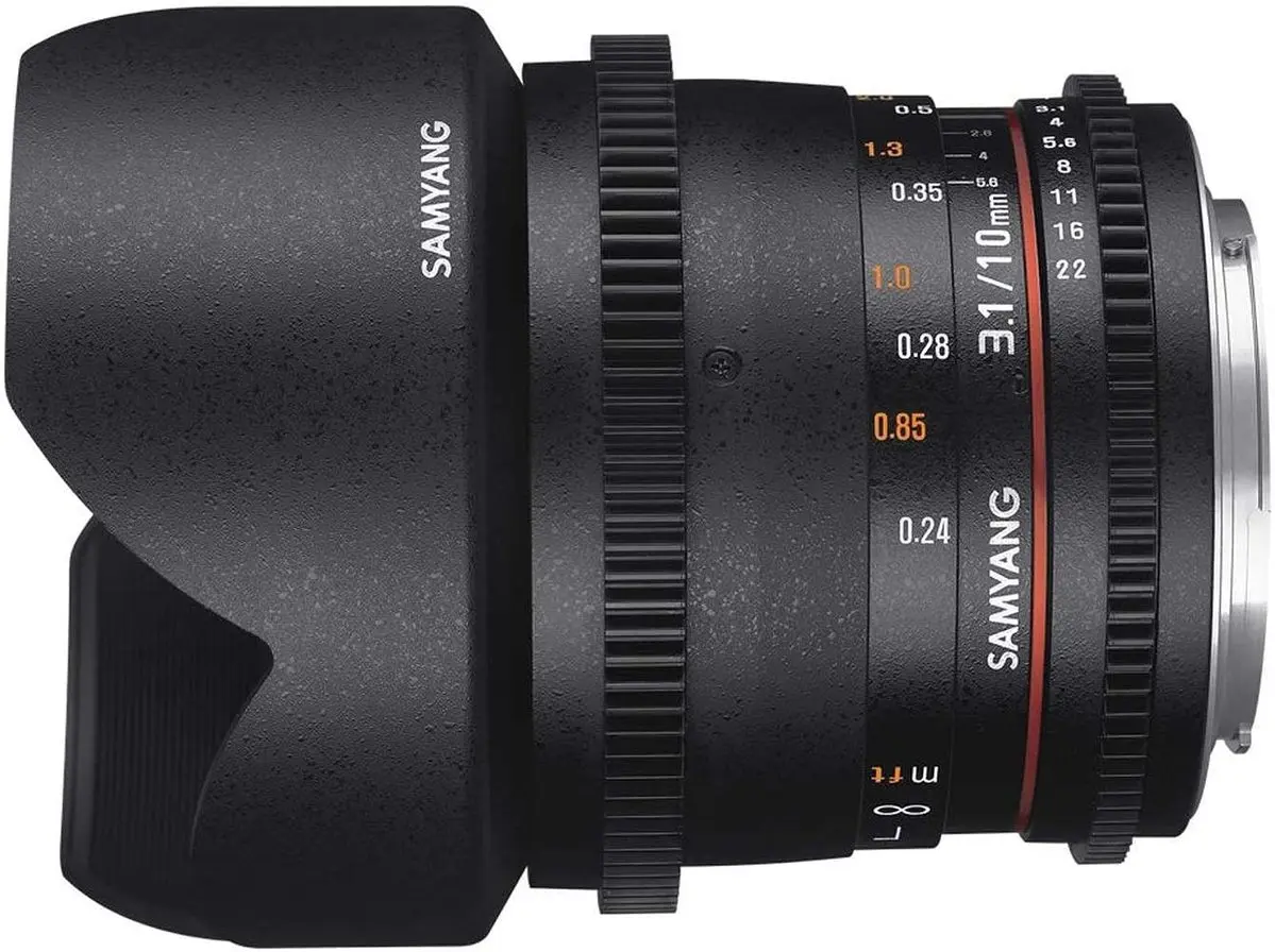 3. Samyang 10mm T3.1 ED AS NCS CS VDSLR II (Sony E) Lens