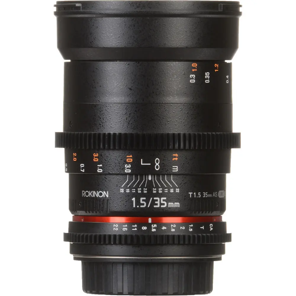 3. Samyang 35mm T1.3 ED AS UMC Cine (Fuji X) Lens