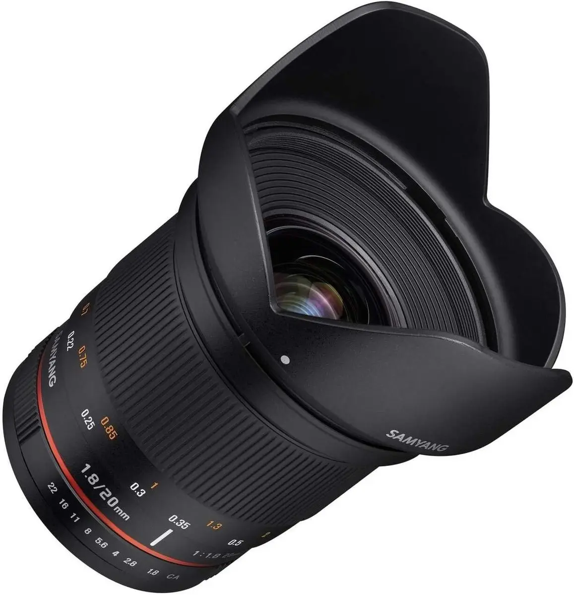 1. Samyang 20mm F1.8 ED AS UMC (Nikon AE) Lens