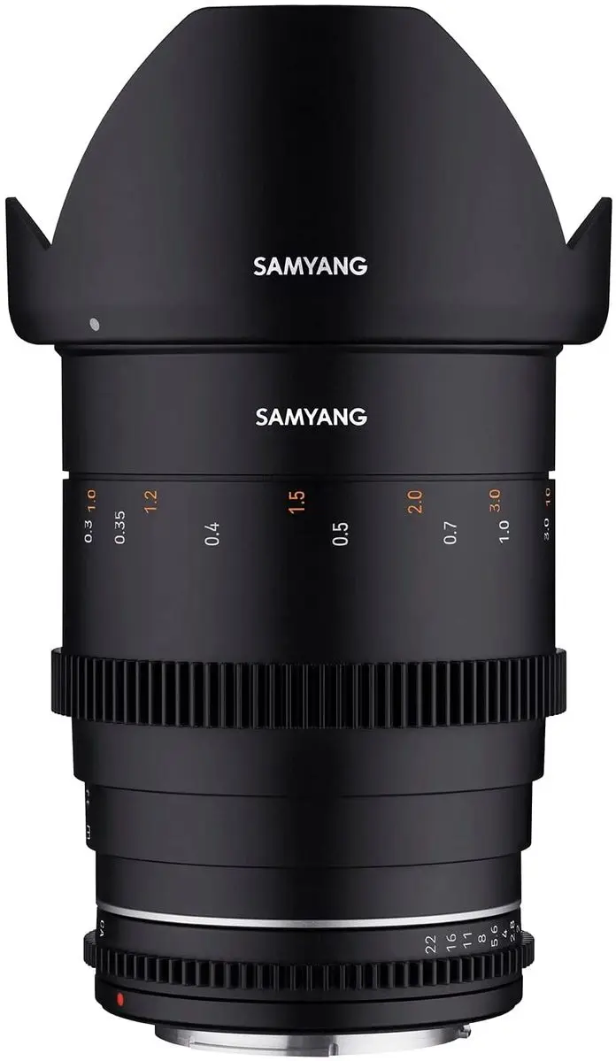 1. Samyang 35mm T1.5 AS UMC VDSLR MK II (Sony A) Lens