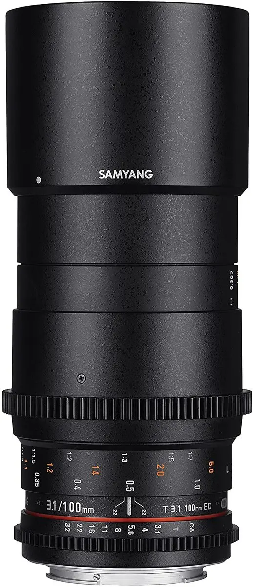 Samyang 100mm T3.1 VDSLR ED UMC MACRO (Canon) Lens
