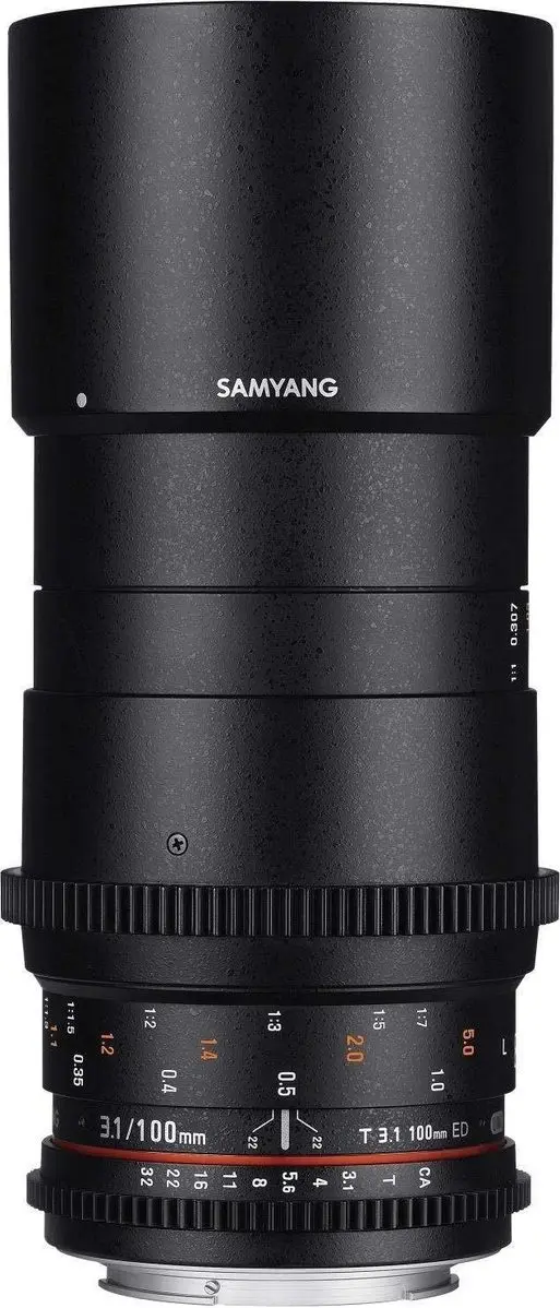 3. Samyang 100mm T3.1 VDSLR ED UMC MACRO (Sony E) Lens