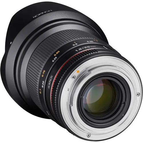 5. Samyang 20mm F1a.8 ED AS UMC (Sony E) Lens