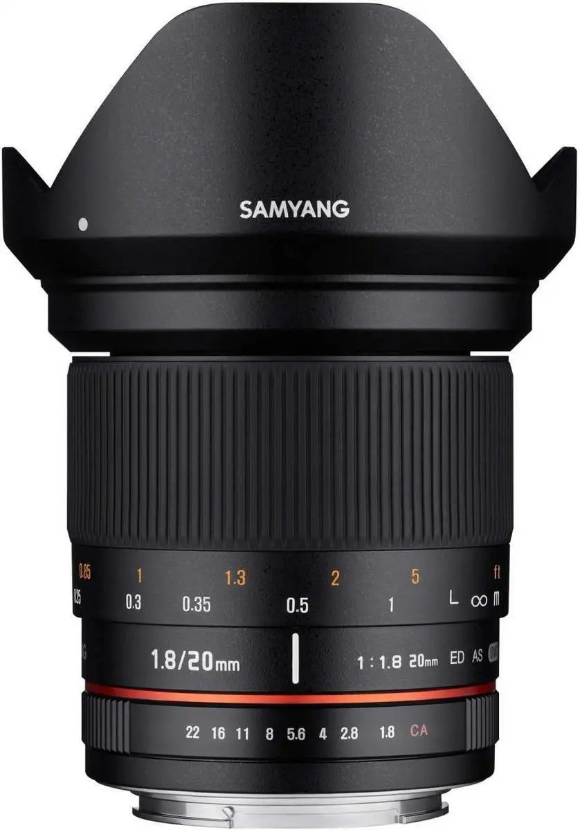 Samyang 16mm T/2.6 ED AS UMC VDSLR (Canon EF) Lens