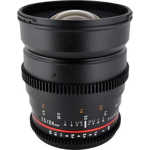Samyang 24mm T1.5 ED AS UMC VDSLR (Sony E-Mount) Lens