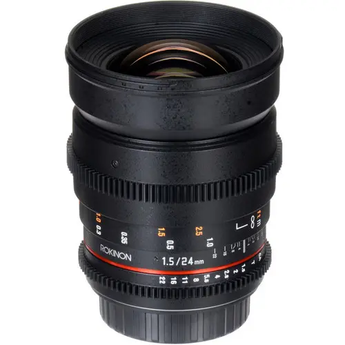3. Samyang 24mm T1.5 ED AS UMC VDSLR (Sony E-Mount) Lens