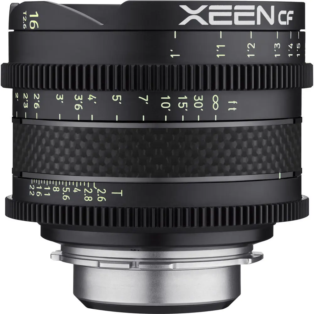 1. Samyang Xeen CF 16mm T2.6 (Canon) Lens