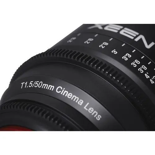 3. Samyang Xeen 50mm T1.5 (Canon) Lens