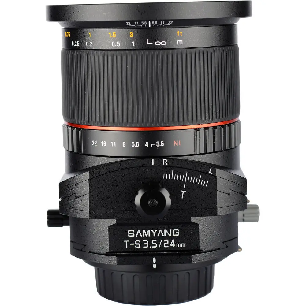 1. Samyang T-S 24mm f/3.5 ED AS UMC (Sony A) Lens