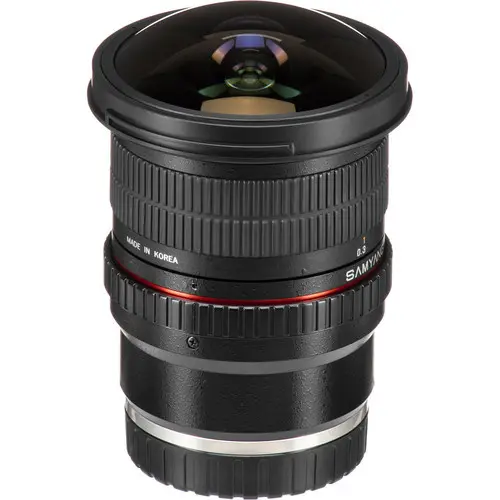8. Samyang 8mm f/3.5 Fish-eye CS II w/hood (Sony E) Lens