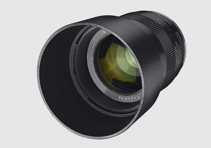 2. Samyang 85mm f/1.8 ED UMC CS (Sony E) Lens