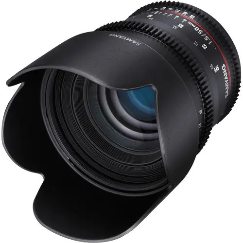 Main Image Samyang 50mm T/1.5 AS UMC CINE 50 T1.5 Lens for Nikon