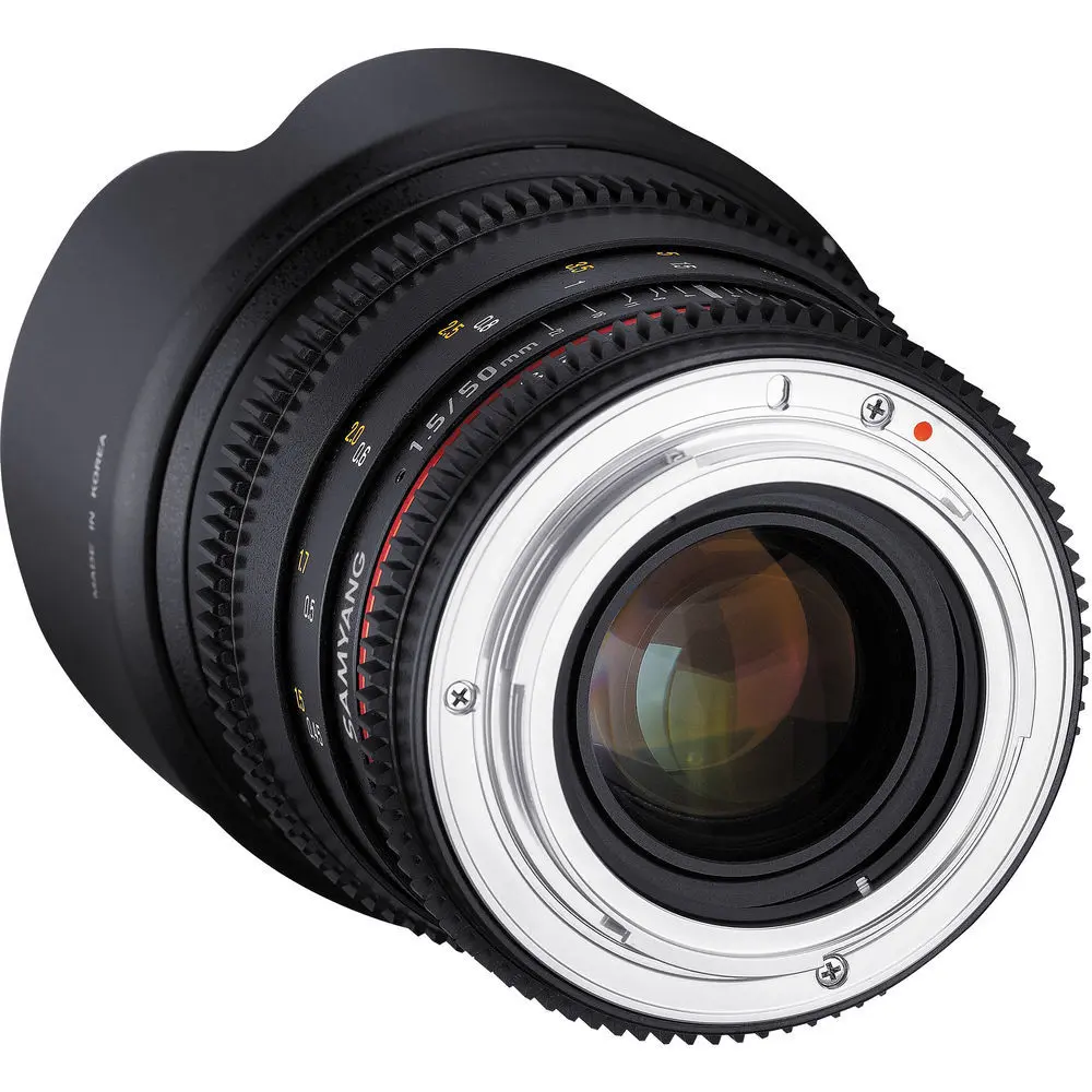 3. Samyang 50mm T/1.5 AS UMC CINE 50 T1.5 Lens for Nikon