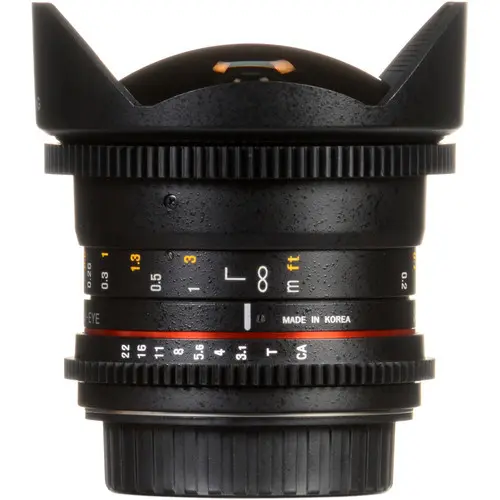 3. Samyang 12mm T3.1 VDSLR ED AS NCS Fisheye Lens for Canon