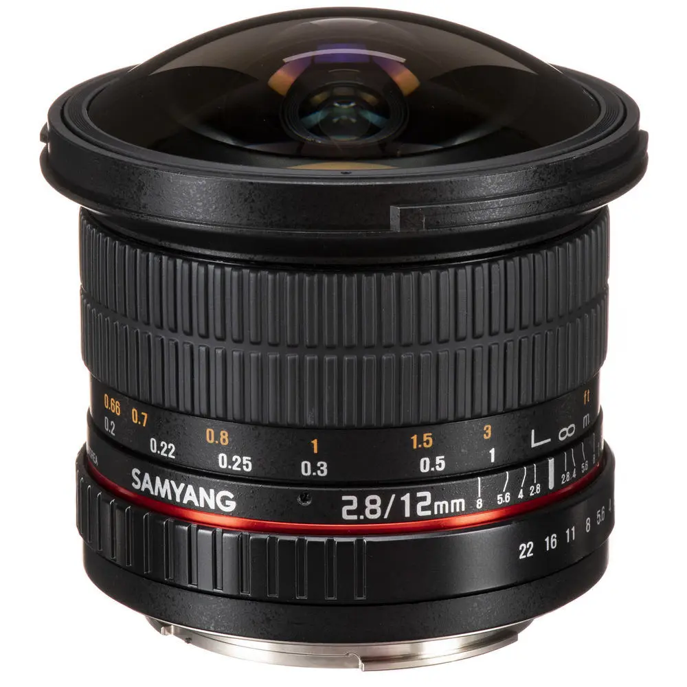 3. Samyang 12mm f/2.8 ED AS NCS Fish-eye Lens for Canon
