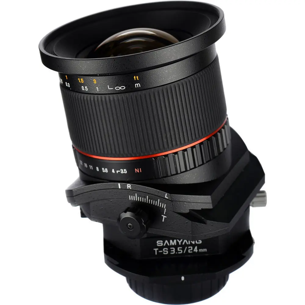 2. Samyang T-S 24mm f/3.5 ED AS UMC Tilt/Shift Lens for Nikon