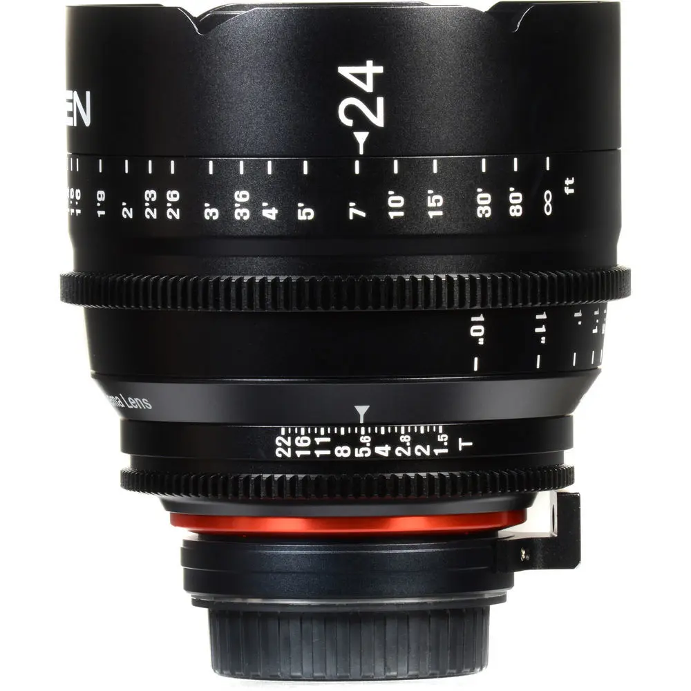 6. Samyang Xeen 24mm T1.5	 (Sony E) Lens