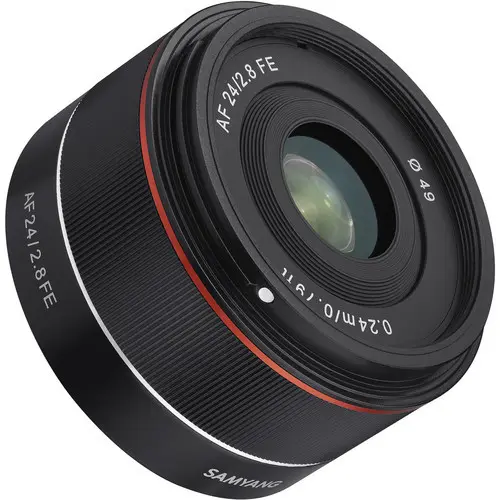 1. Samyang AF 24mm f/2.8 FE Lens for Sony E Mount