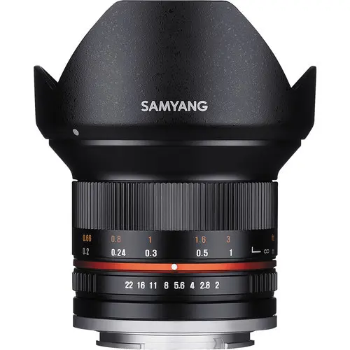 2. Samyang 12mm f/2.0 NCS CS Black (Sony E) Lens