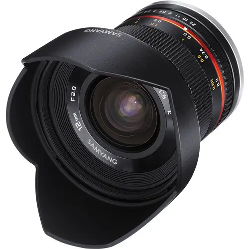2. Samyang 12mm f/2.0 NCS CS Black (Fuji X) Lens