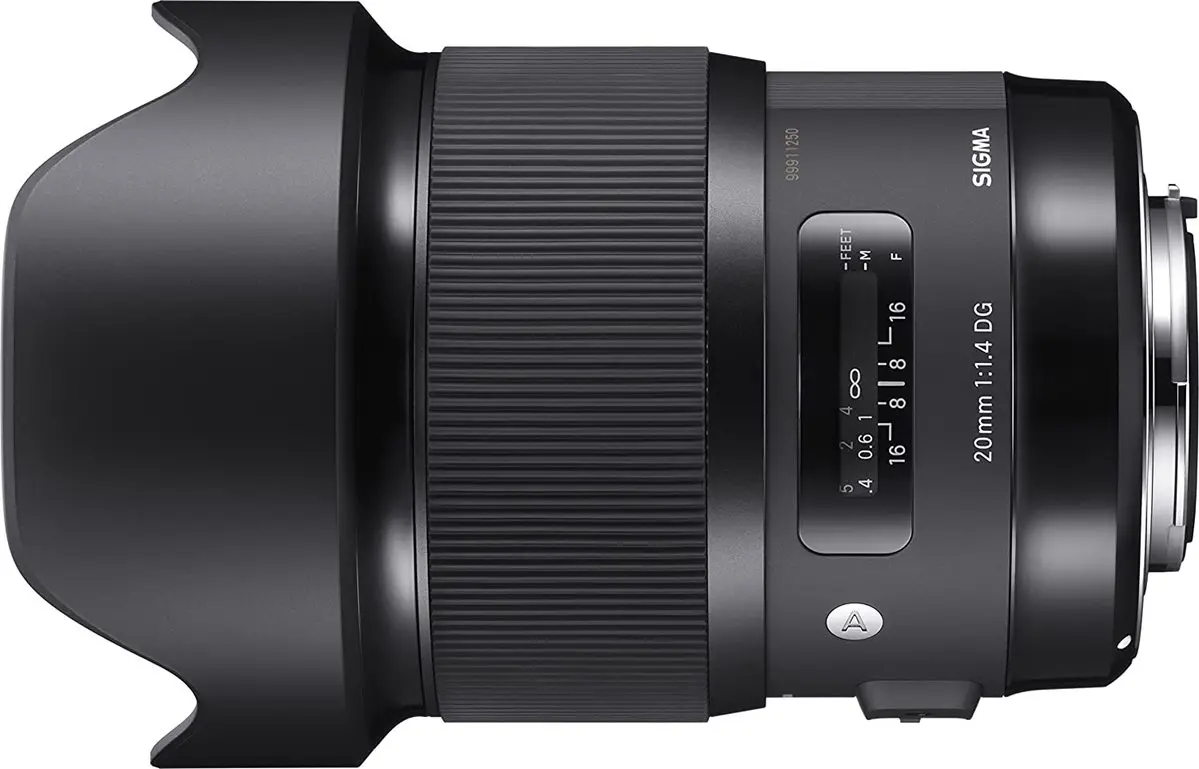 2. Sigma 20mm F1.4 DG HSM | A (Nikon) Lens