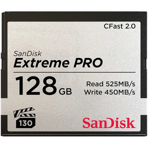 Main Image SanDisk Extreme PRO 128GB CFast 2.0 515MB/s