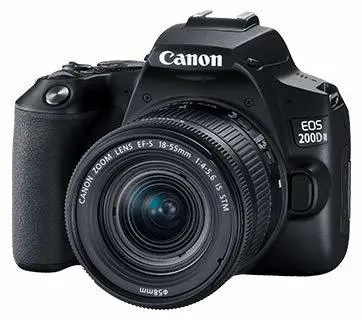 1. Canon EOS 200D MK II Kit (18-55 STM) Black Camera