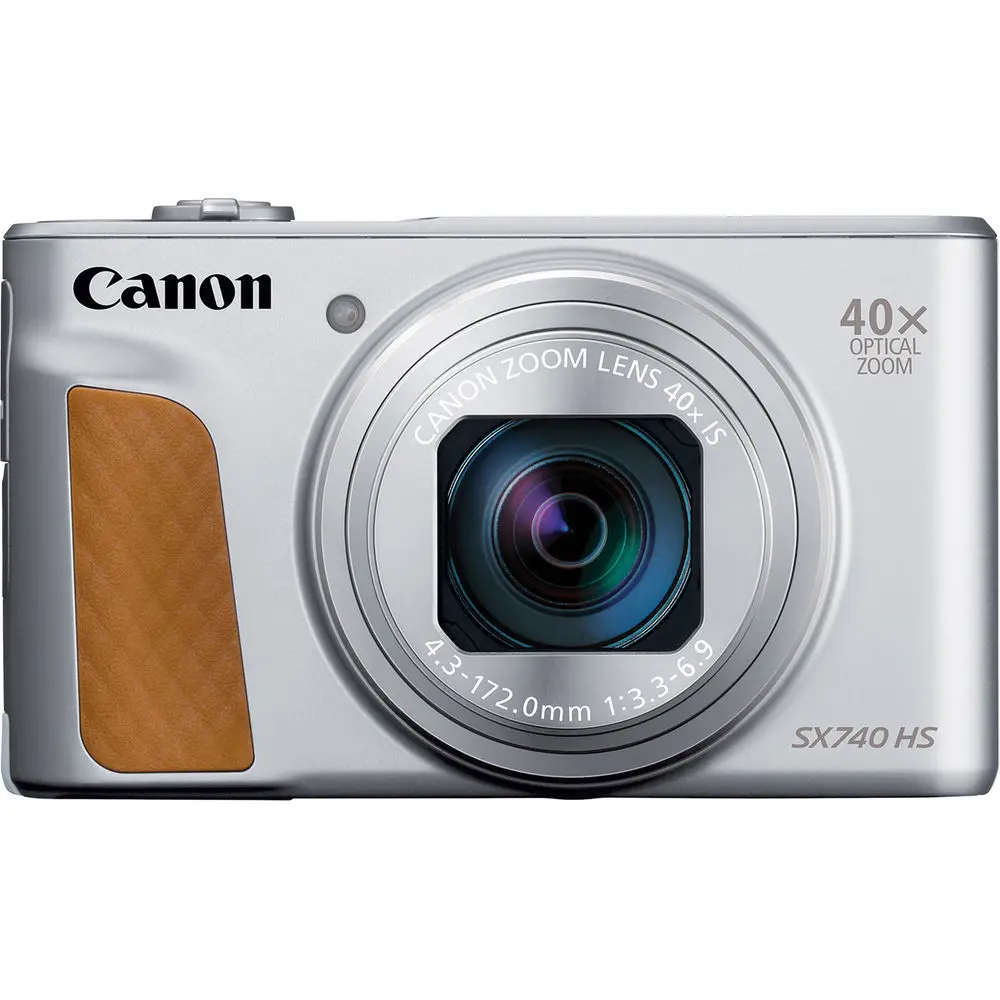 Main Image Canon PowerShot SX740 HS Silver 20.3MP 40x Optical Zoom 4K Wifi