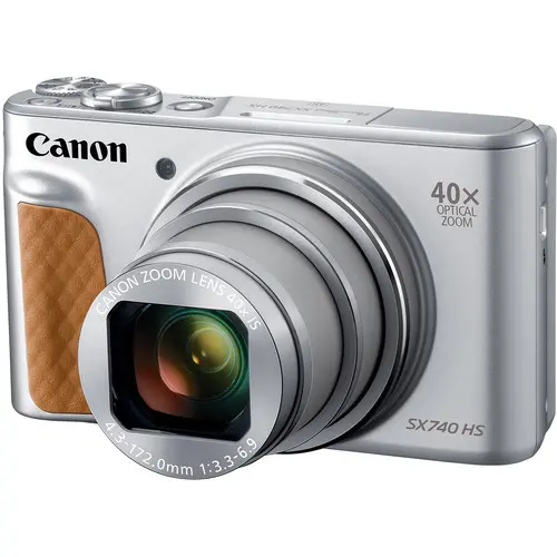 1. Canon PowerShot SX740 HS Silver 20.3MP 40x Optical Zoom 4K Wifi