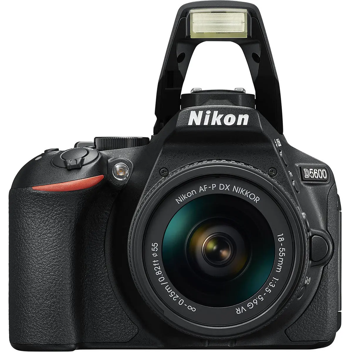 Main Image Nikon D5600 AF-P 18-55 VR Kit WiFi NFC FullHD 24.2MP Camera Black