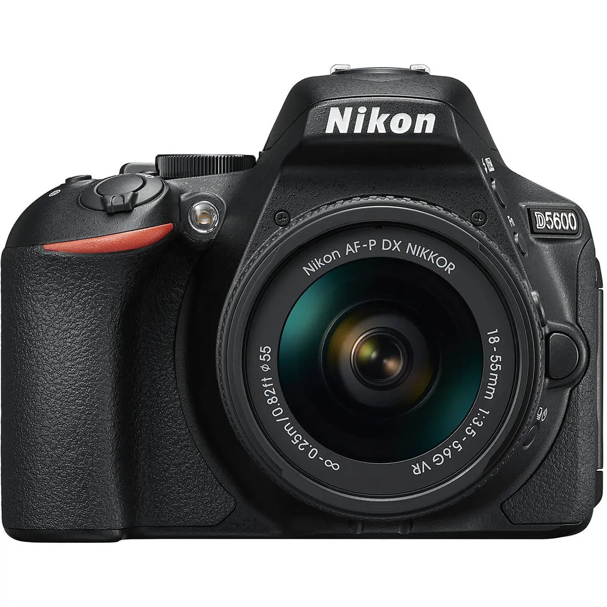 2. Nikon D5600 AF-P 18-55 VR Kit WiFi NFC FullHD 24.2MP Camera Black
