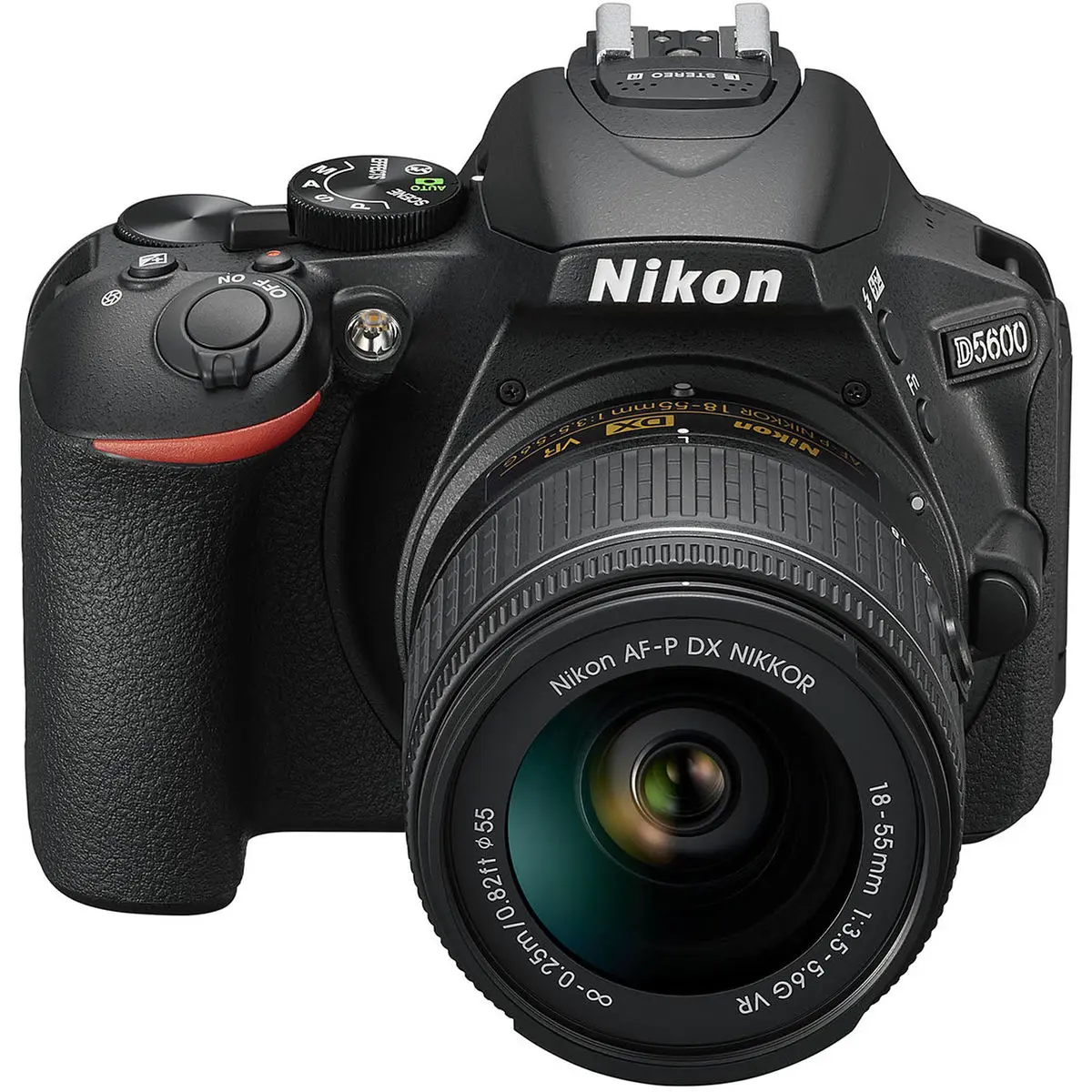 3. Nikon D5600 AF-P 18-55 VR Kit WiFi NFC FullHD 24.2MP Camera Black