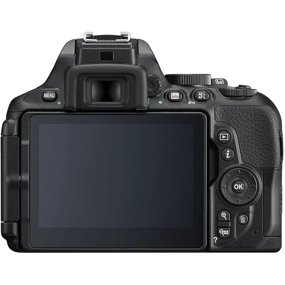 5. Nikon D5600 AF-P 18-55 VR Kit WiFi NFC FullHD 24.2MP Camera Black