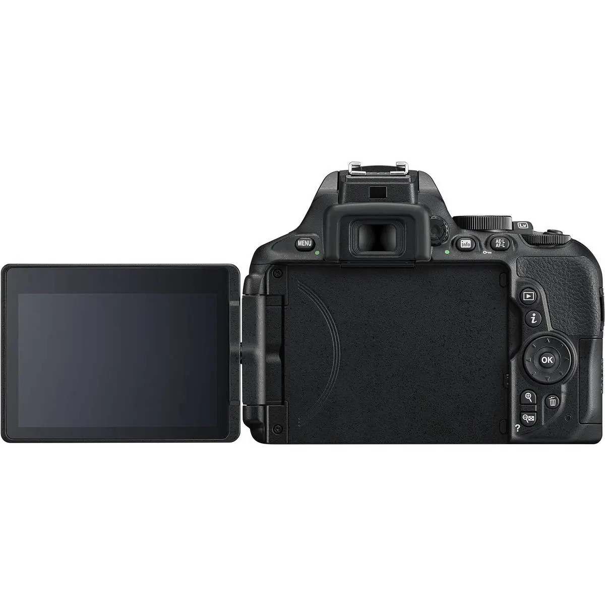 7. Nikon D5600 AF-P 18-55 VR Kit WiFi NFC FullHD 24.2MP Camera Black
