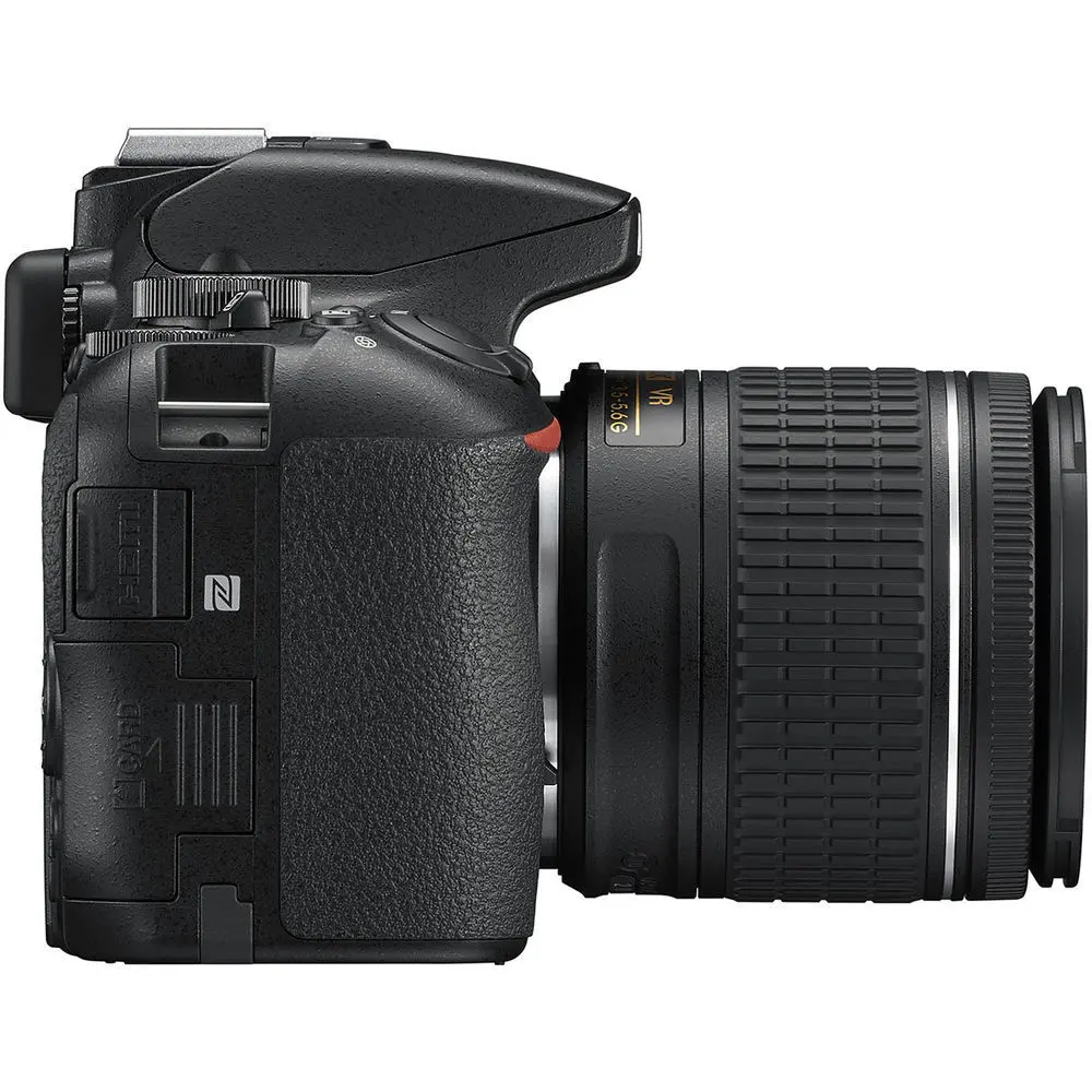 8. Nikon D5600 AF-P 18-55 VR Kit WiFi NFC FullHD 24.2MP Camera Black