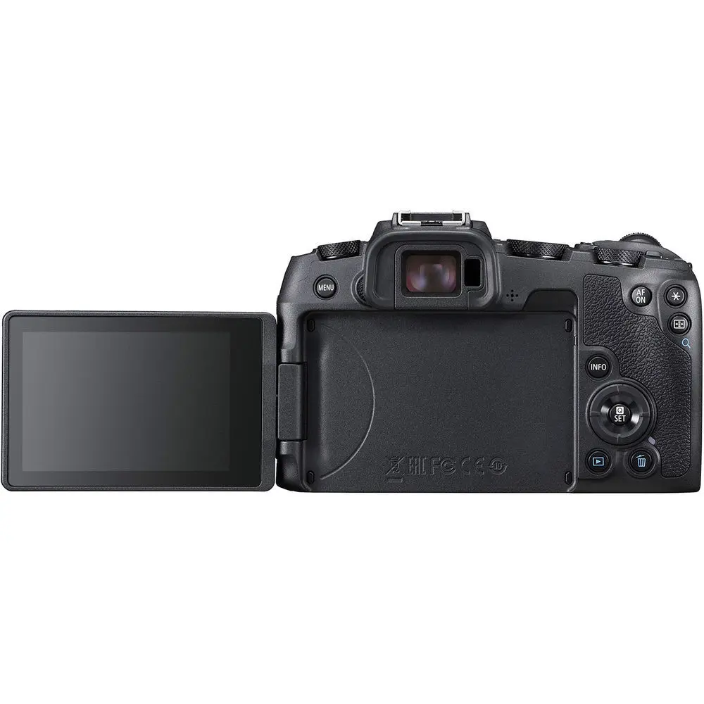 3. Canon EOS RP Body 26.2MP UHD 4K Wi-Fi Mirrorless DSLR Camera