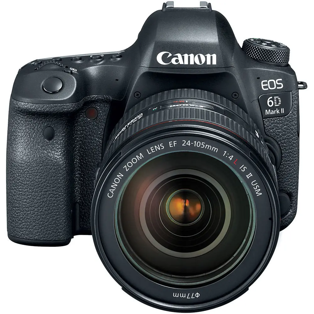 2. Canon EOS 6D Mark 2 +24-105 kit 26.2MP Mk II Full Frame DSLR Camera