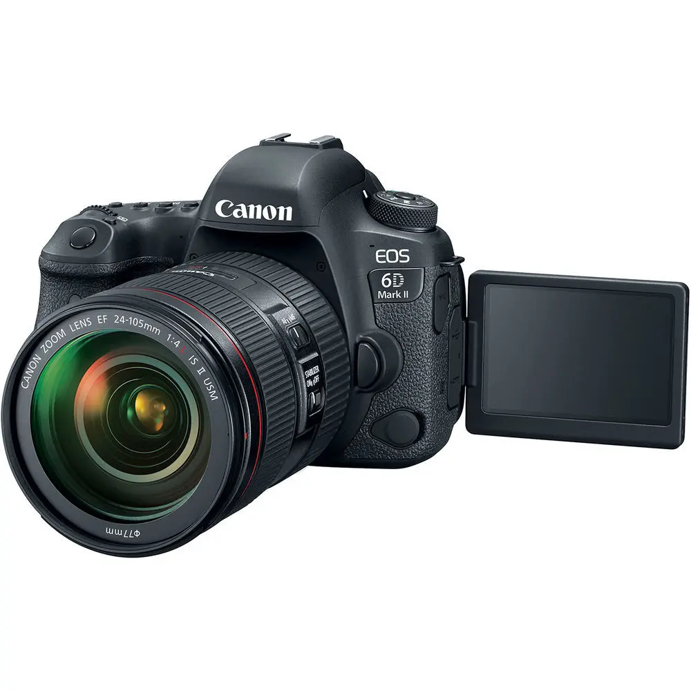 3. Canon EOS 6D Mark 2 +24-105 kit 26.2MP Mk II Full Frame DSLR Camera
